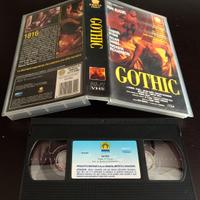 VHS raro film Gothic, di Ken Russell, 1986