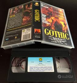 VHS raro film Gothic, di Ken Russell, 1986