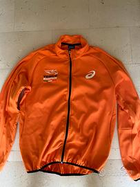 Felpa asics arancione deals
