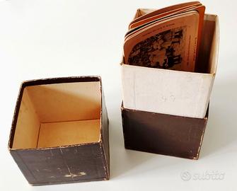 Cofanetto Contenitore '800 - 9 foto stereoscopiche