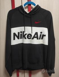 felpa nera e bianca nike taglia S uomo