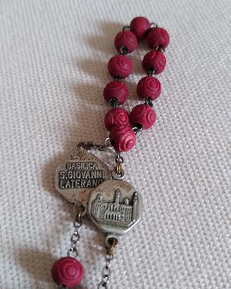 Rosario vintage 4 basiliche papali di Roma