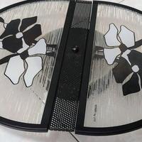 Plafoniera da soffitto in vetro di murano Firmata.