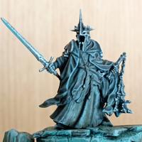 il signore degli anelli  re stregone miniatura 