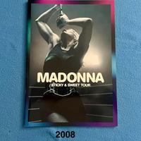 MADONNA TOUR BOOK STICKY 2008