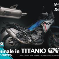 CFMOTO MT450 NUOVA DA IMM. EURO5+ OMAGGIO AKRAPOVI