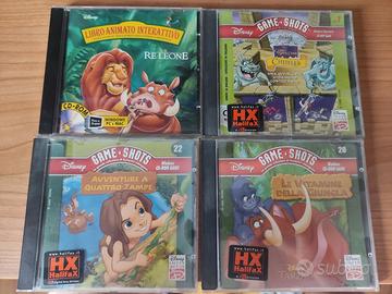 Lotto 4 giochi PC Disney – CD-ROM Game Shots (anni