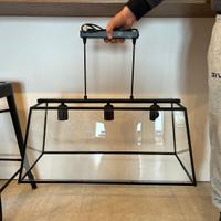 Lampadario stile industriale