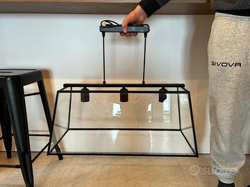 Lampadario stile industriale