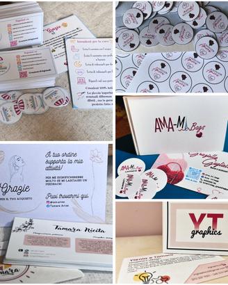 Biglietti da visita e adesivi