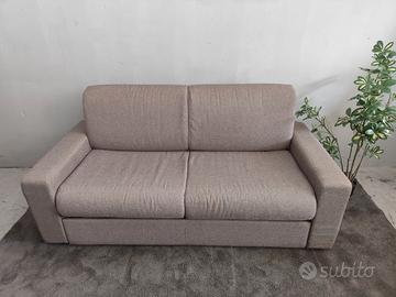 Divano letto in tessutto