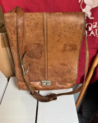 Borsello in pelle  vintage uomo