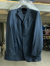 Abito elegante gessato fresco lana