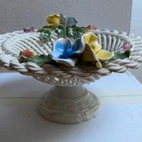 Alzatina in ceramica decorata