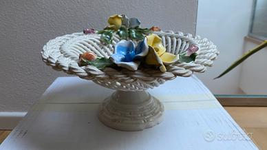 Alzatina in ceramica decorata