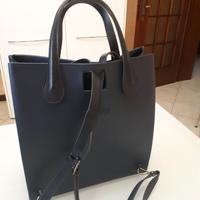 borsa zaino o bag blu