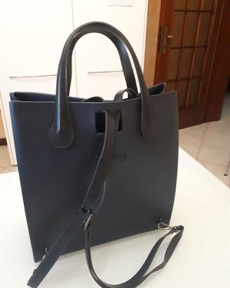 borsa zaino o bag blu