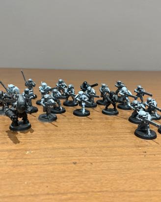 Warhammer 40k Impero T’au - 24 miniature no paint