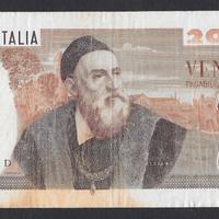 BANCONOTA LIRE VENTIMILA TIZIANO DEL 1975
