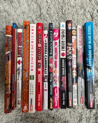 Manga numeri 1 di varie serie, tutti in Italiano
