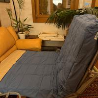 Divano letto 3 posti in pelle Natuzzi