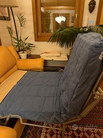 Divano letto 3 posti in pelle Natuzzi