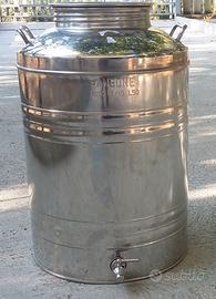 Contenitore olio acciaio inox