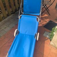 Spiaggina sdraio mare