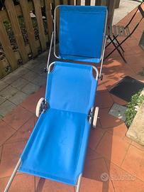 Spiaggina sdraio mare