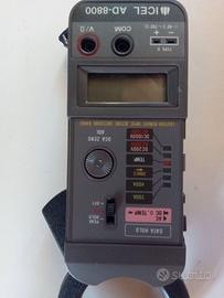 Pinza amperometrica digitale Icel Ad-8800 CA/CC