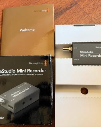 Blackmagic Ultra Studio mini recorder-thunderbolt
