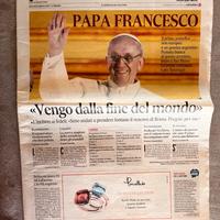 Giornale elezione papa Francesco 2013