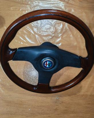 Volante in legno Alfa Romeo d'epoca