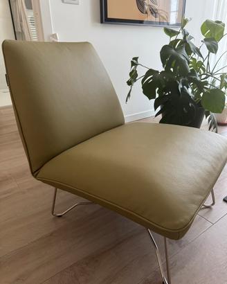 Poltrona in pelle egoitaliano