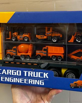 Set camion trasporto mezzi cantiere JOYIN 11-in-1