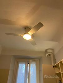 Ventilatore da soffito Perenz, luce e telecomando