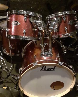 Batteria Pearl Export cherry glitter.