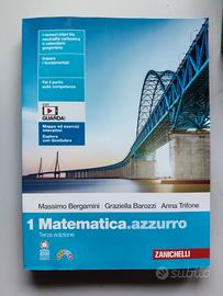 libro scolastico matematica azzurro 1 nuovo 