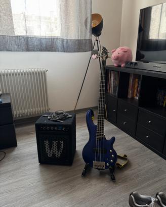 Basso elettrico + amplificatore