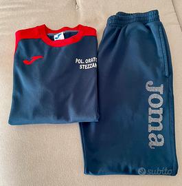 Tuta Joma allenamento taglia S rossa e blu