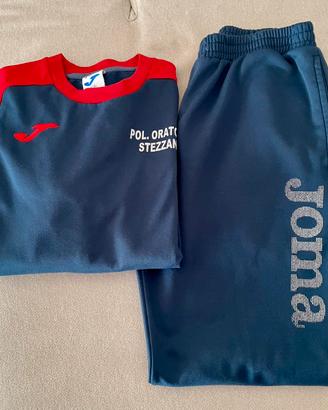 Tuta Joma allenamento taglia S rossa e blu