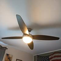 lampada ventilatore a soffitto 4 pale