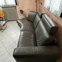 Divano vera pelle Doimo 4 posti