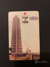 Carta telefonica de cuba