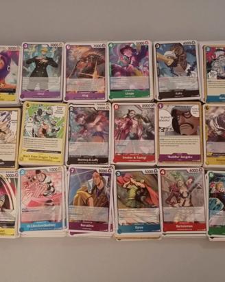 One Piece TCG - Lotto 1100+ Carte Rare eng