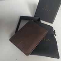 Porta Carte / Portafoglio Slim AKIELO in Pelle Mar