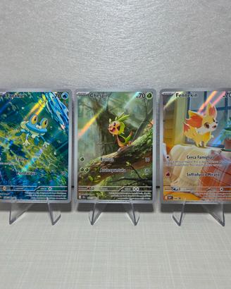 Froakie CRI088 + Chespin CRI087 + Fennekin MEP080