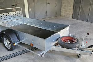 Carrello NUOVO Pianale trasporto moto, quad, cose
