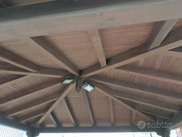 struttura  lamellare gazebo 7.5*7.5
