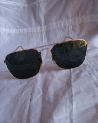 A1217 Ray ban rb136 caravan oro lenti verde B&L